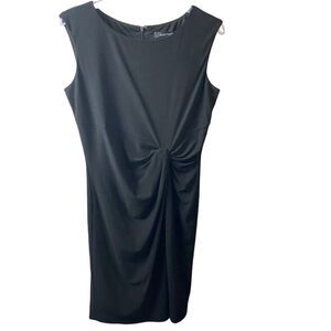 chinese dress ladies Sleeveless Dress with Tiered Skirt Black / S main image 1